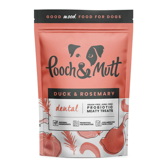 POOCH & MUTT DOG SNACK DENTAL 120GR