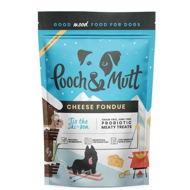 POOCH & MUTT DOG SNACK CHEESE FONDUE 120GR