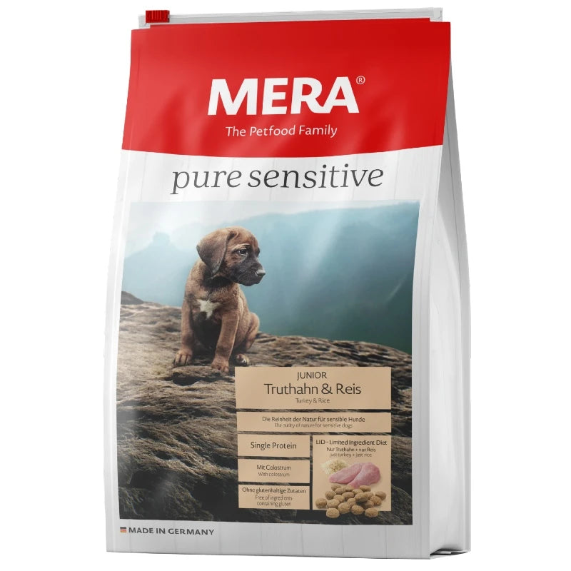 MERADOG PURE SENSITIVE JUNIOR TURKEY & RICE 12.5KG (-6€)