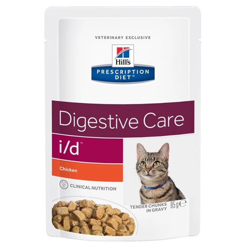 HILL'S PRESCRIPTION DIET FELINE I/D POUCH 86G ΓΙΑ ΓΑΣΤΡΕΝΤΕΡΙΚΕΣ ΔΙΑΤΑΡΑΧΕΣ
