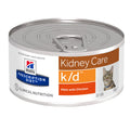 HILL'S PRESCRIPTION DIET FELINE K/D ΜΕ ΚΟΤΟΠΟΥΛΟ 156G ΓΙΑ ΝΕΦΡΟΠΑΘΕΙΣ ΓΑΤΕΣ