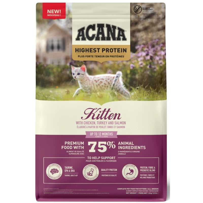 ACANA CAT HIGHEST PROTEIN KITTEN 1.8KG