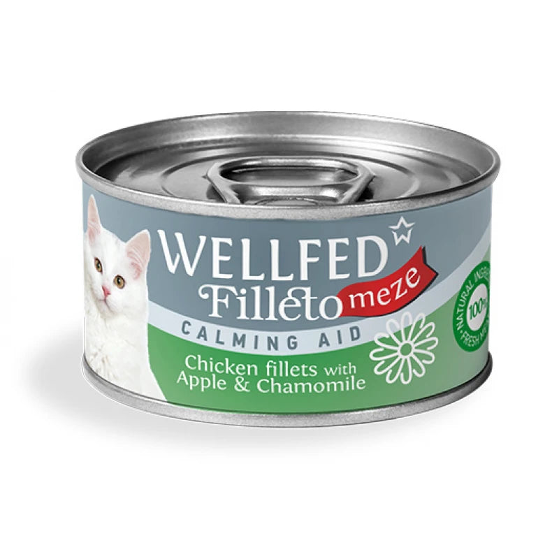 WELLFED ΚΟΝΣΕΡΒΑ ΓΑΤΑΣ FILLETO MEZE CALMING AID 70G