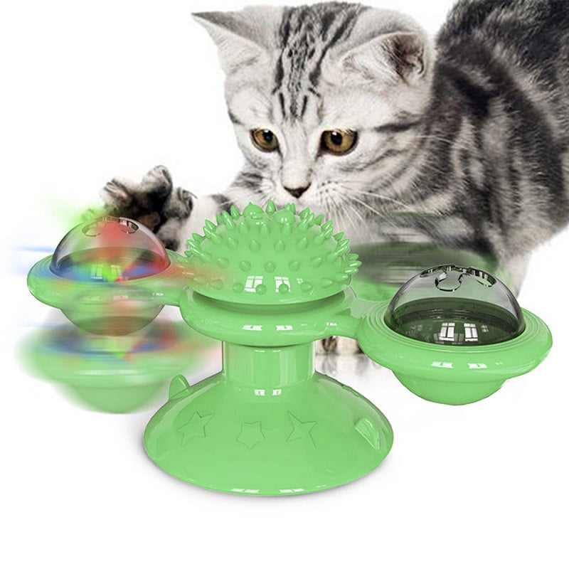SPRING CAT TOY GREEN 158X75X69MM