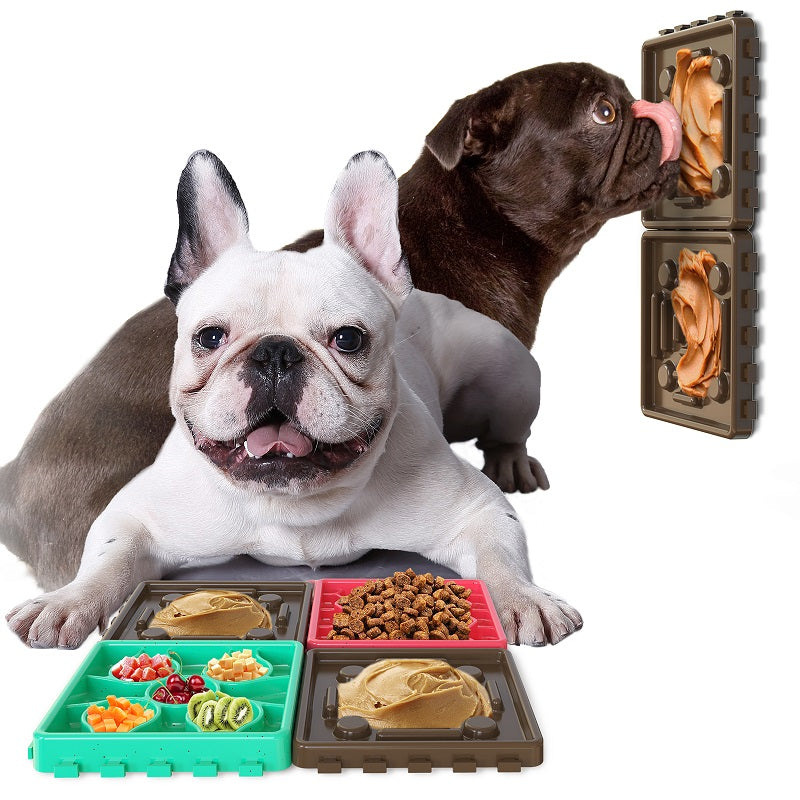 MULTIFUNCTIONAL LICKING PUZZLE RED/BLUE+CHOCO 150X150X22MM