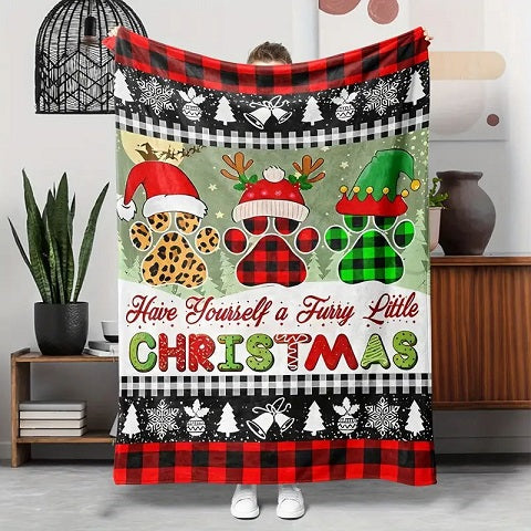 ΚΟΥΒΕΡΤΑ XMAS ΠΑΤΟΥΣΕΣ 70Χ100CM