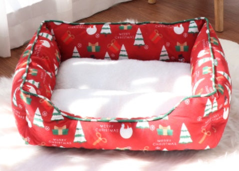 ΚΡΕΒΑΤΙ XMAS ΚΟΚΚΙΝΟ 86Χ61Χ20CM