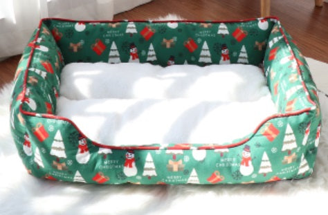 ΚΡΕΒΑΤΙ XMAS ΠΡΑΣΙΝΟ 64Χ53Χ18CM