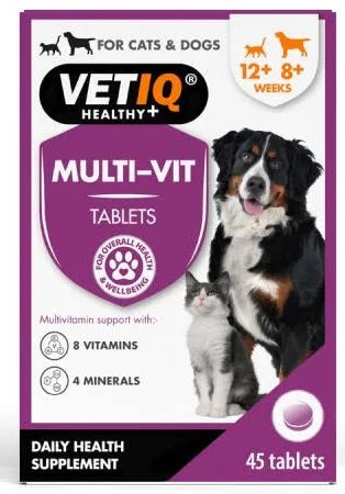 VETIQ MULTIVIT ΠΟΛΥΒΙΤΑΜΙΝΟΥΧΟ ΓΙΑ ΣΚΥΛΟΥΣ & ΓΑΤΕΣ 45ΔΙΣΚΙΑ