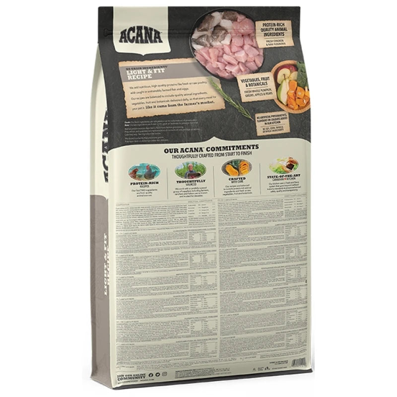 ACANA DOG LIGHT & FIT 11.4KG