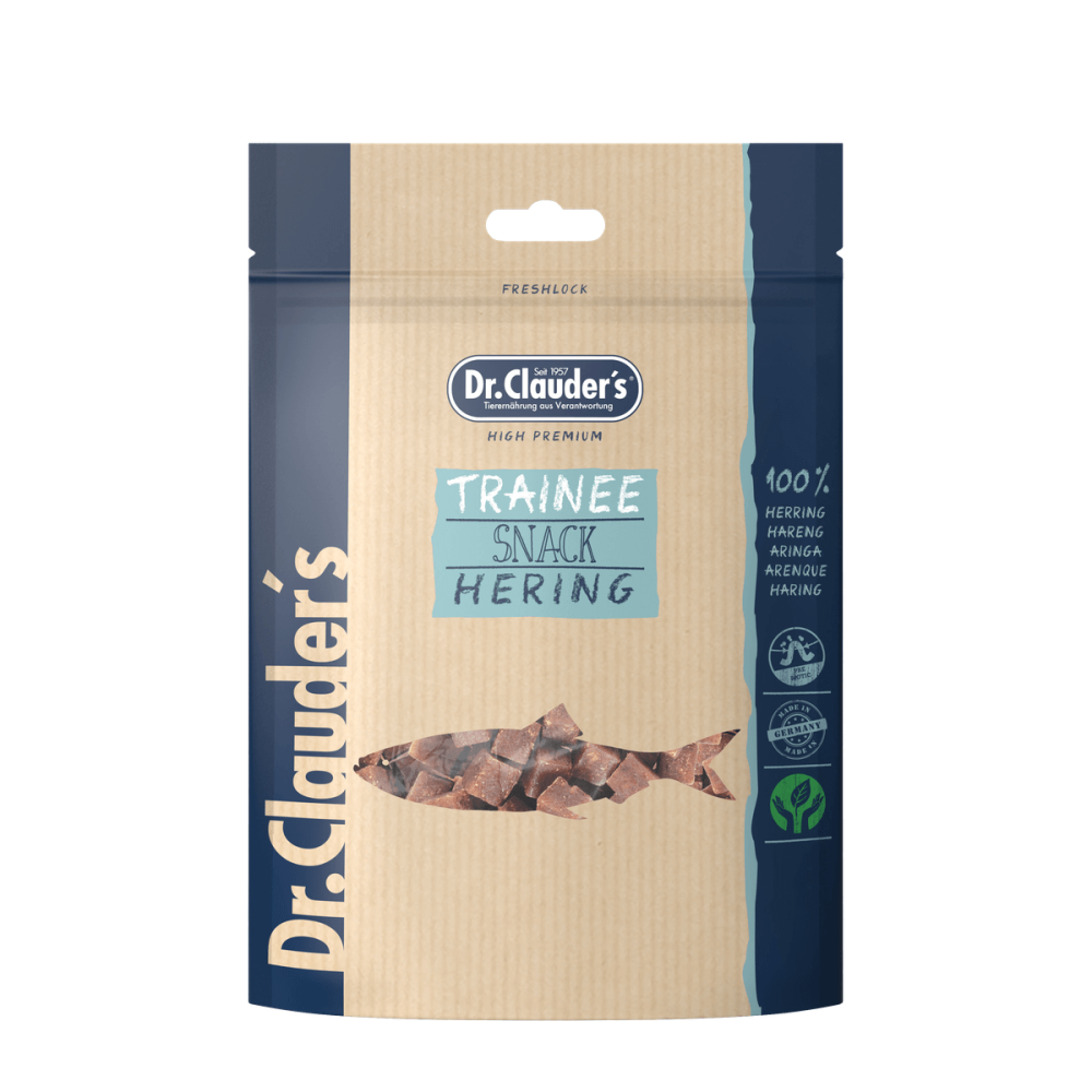 DR. CLAUDER'S SNACK TRAINEE HERING 80G