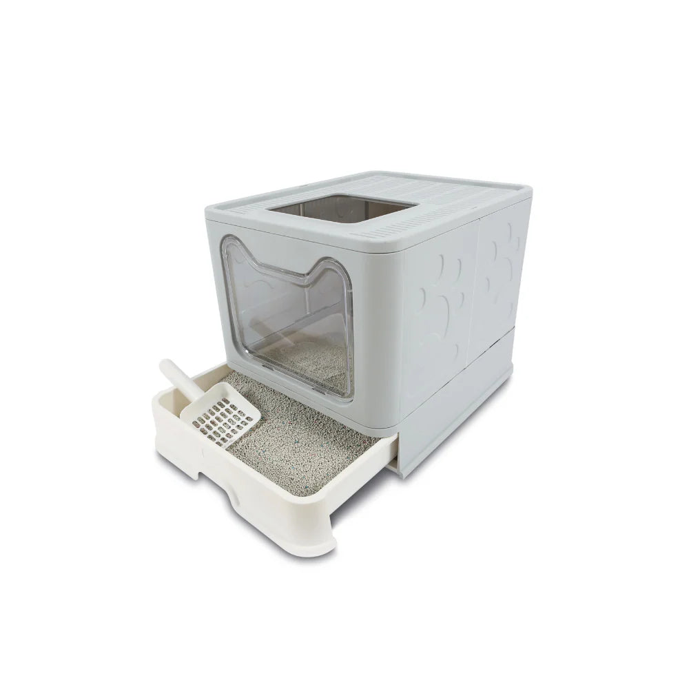 M-PETS ΤΟΥΑΛΕΤΑ ΚΛΕΙΣΤΗ SILE CAT LITTER BOX - TOP OPENING 51X41X12.5CM