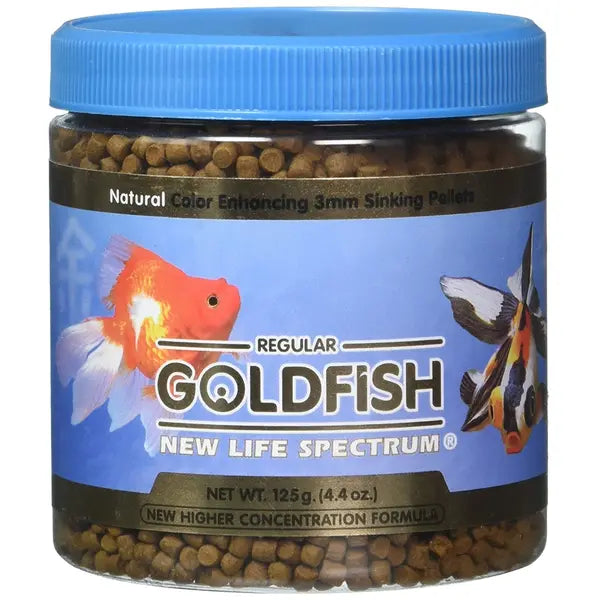 NEW LIFE SPECTRUM GOLDFISH 3MM SINKING FRESH 125GR