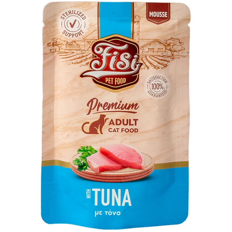 FISI MOUSSE CAT ADULT ΤΟΝΟΣ 80GR
