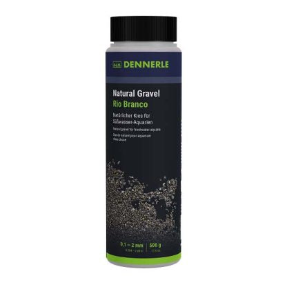DENNERLE NATURAL GRAVEL RIO BRANCO 0.1-2MM 500GR