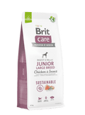 BRIT CARE DOG SUSTAINABLE JUNIOR LARGE CHICKEN & INSECT 1KG