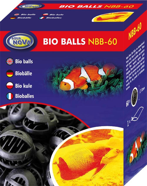 AQUA NOVA BIOBALLS 60 PCS