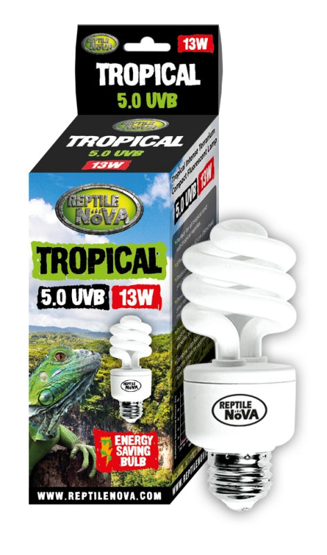 REPTIL NOVA UVB BULB FOR TERRARIUMS 13W 5.0 UVB TROPICAL