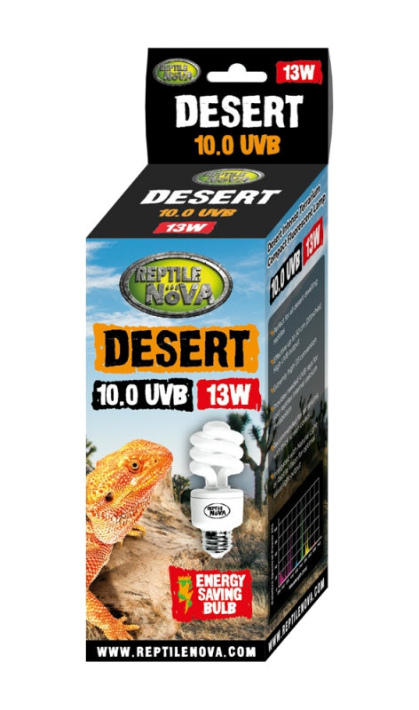 REPTIL NOVA UVB BULB FOR TERRARIUMS 13W 10.0 UVB DESERT
