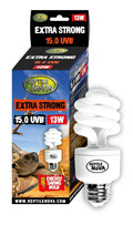 REPTIL NOVA UVB BULB FOR TERRARIUMS 13W 15.0 UVB EXTRA STRONG