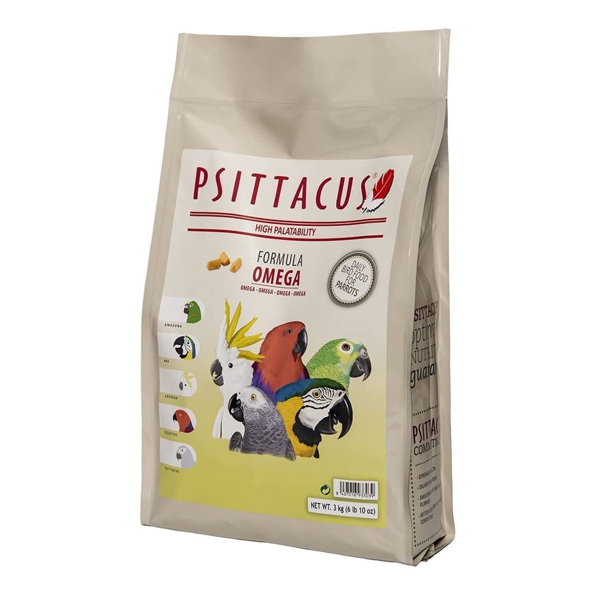 PSITTTACUS PARROT OMEGA FORMULA 3KG