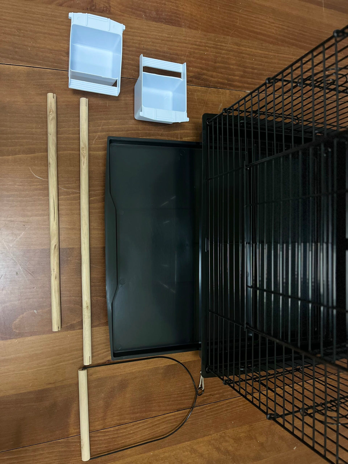 BLU THE PARROT CAGE BLACK NO4 47.5X36X28CM