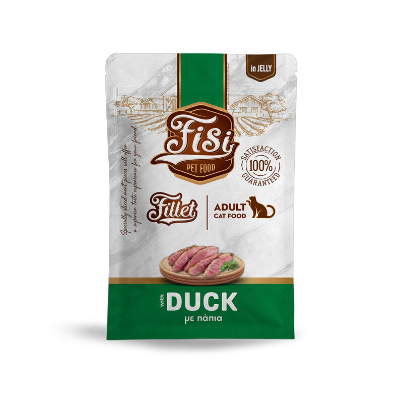 FISI FILLET ADULT CAT ΠΑΠΙΑ ΣΕ ΖΕΛΕ POUCH 85GR