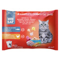 WISE CAT FISH IN SAUCE & JUICY CHICKEN IN SAUCE 4X100GR