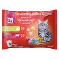 WISE CAT WITH JUICY RABIT IN SAUCE & JUICY BEEF IN SAUCE 4X100GR
