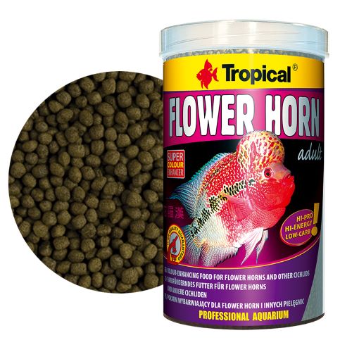 TROPICAL FLOWER HORN ADULT PELLET 1000ML