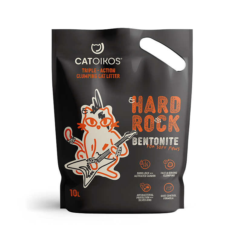 CATOIKOS"HARD ROCK"BENTONITE CAT LITTER 10L