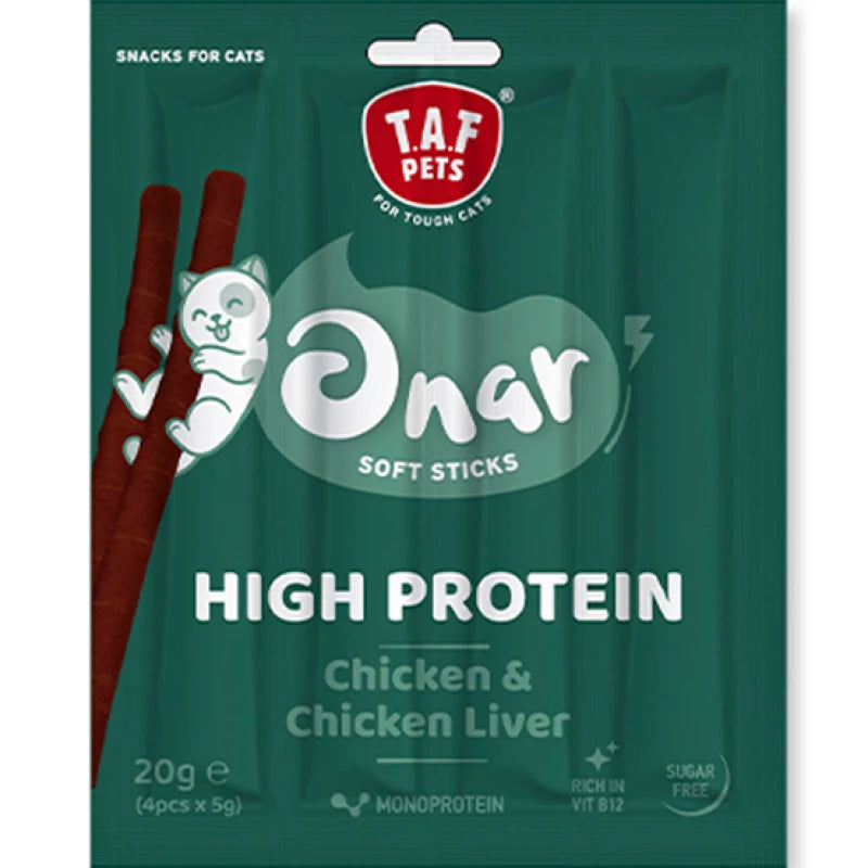 TAF PETS-ONAR SOFT STICKS CHICKEN&CHICK.LIVER 20G
