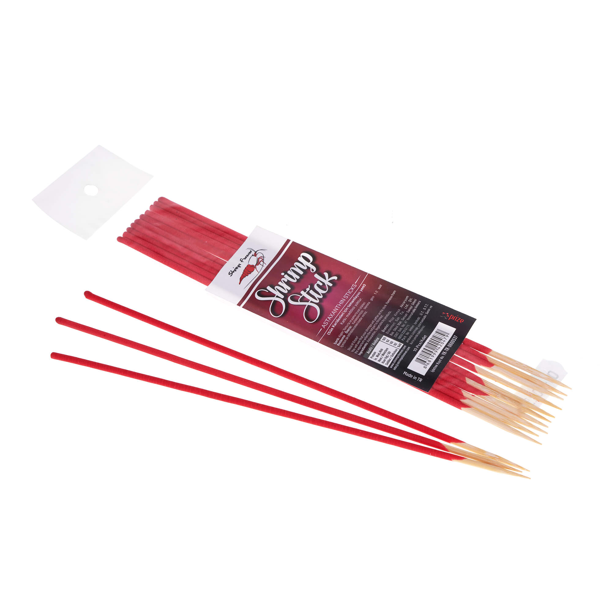 CERAMIC NATURE SHRIMP LOLLY ASTAXANTHIN 10PCS
