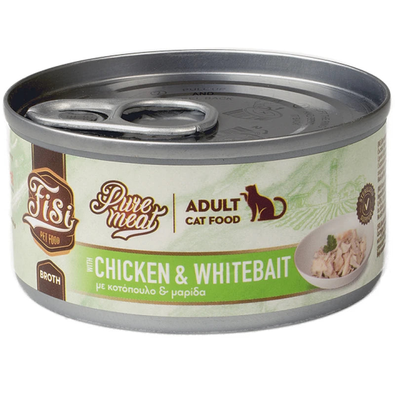 FISI PURE MEAT CAT ADULT ΚΟΤΟΠΟΥΛΟ & ΑΘΕΡΙΝΑ 80GR