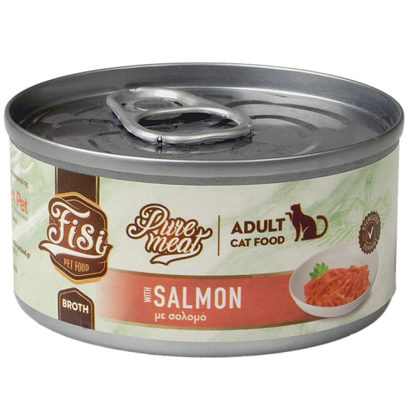 FISI PURE MEAT CAT ADULT ΣΟΛΩΜΟΣ 80GR