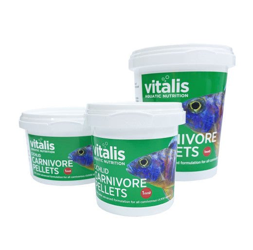 VITALIS CICHLID CARNIVORE PELLETS 1MM 70G