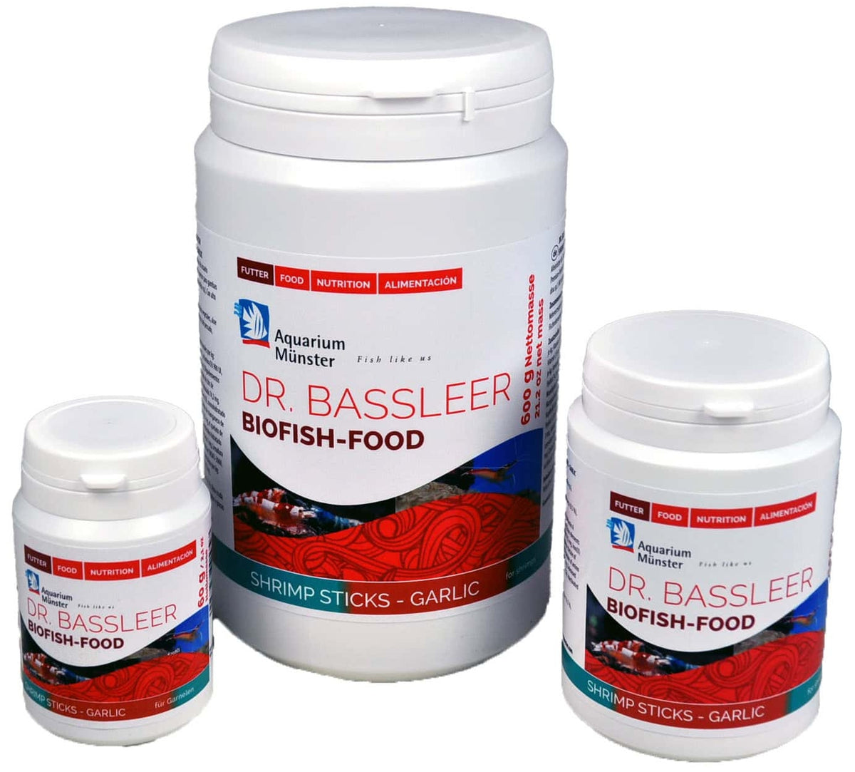 DR. BASSLEER BIOFISH SHRIMP STICKS GARLIC 60G