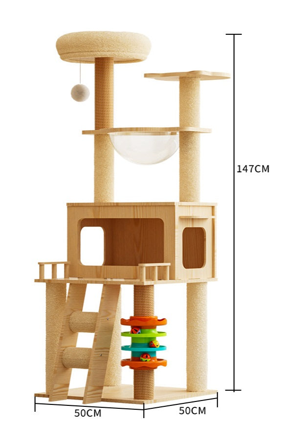 ΟΝΥΧΟΔΡΟΜΙΟ ΞΥΛΙΝΟ ΣΠΙΤΑΚΙ ΓΥΑΛA 50X50X147CM
