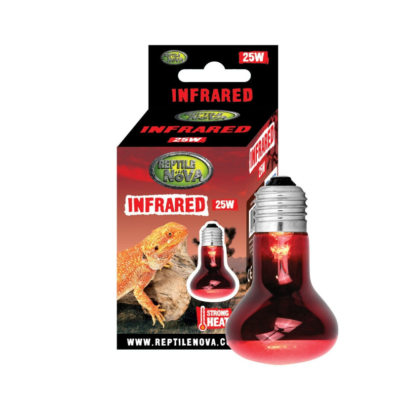 REPTIL NOVA UVA HEATING BULB - REPTILE NOVA INRARED 25W