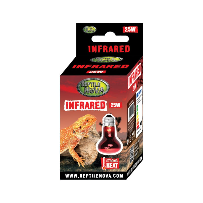 REPTIL NOVA UVA HEATING BULB - REPTILE NOVA INRARED 25W