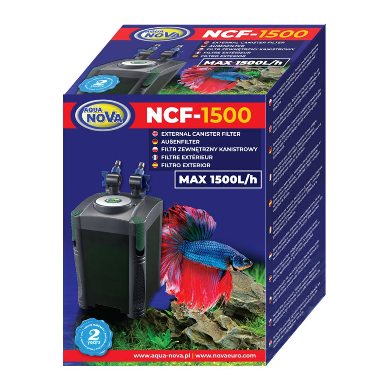 AQUA NOVA ΕΞΩΤΕΡΙΚΟ ΦΙΛΤΡΟ ΕΝΥΔΡΕΙΟΥ 1500 L/H