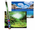AQUA NOVA AQUARIUM BACKGROUND S 60X30CM PLANTS/OCEAN