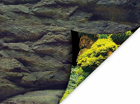 AQUA NOVA AQUARIUM BACKGROUND S 60X30CM ROCK/PLANTS