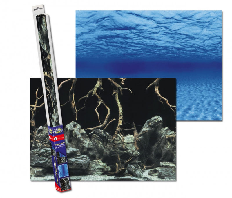 AQUA NOVA AQUARIUM BACKGROUND L 100X50CM ROOTS/WATER