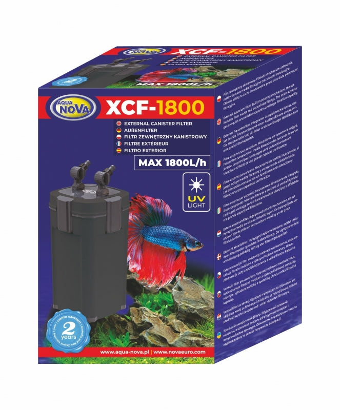 AQUA NOVA XCF-1800 ΕΞΩΤΕΡΙΚΟ ΦΙΛΤΡΟ ΜΕ UV – 1800L/H