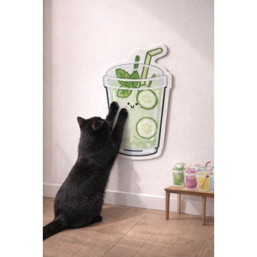 ΑΥΤΟΚΟΛΛΗΤΟ ΟΝΥΧΟΔΡΟΜΙΟ BUT HAPPY CAT SCRATCHER CUCUMBER 45X60CM