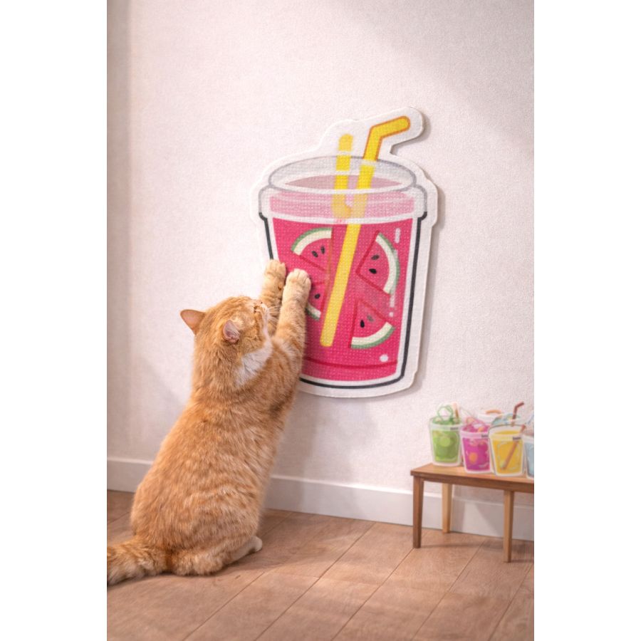 ΑΥΤΟΚΟΛΛΗΤΟ ΟΝΥΧΟΔΡΟΜΙΟ BUT HAPPY CAT SCRATCHER WATERMELLON 45X60CM