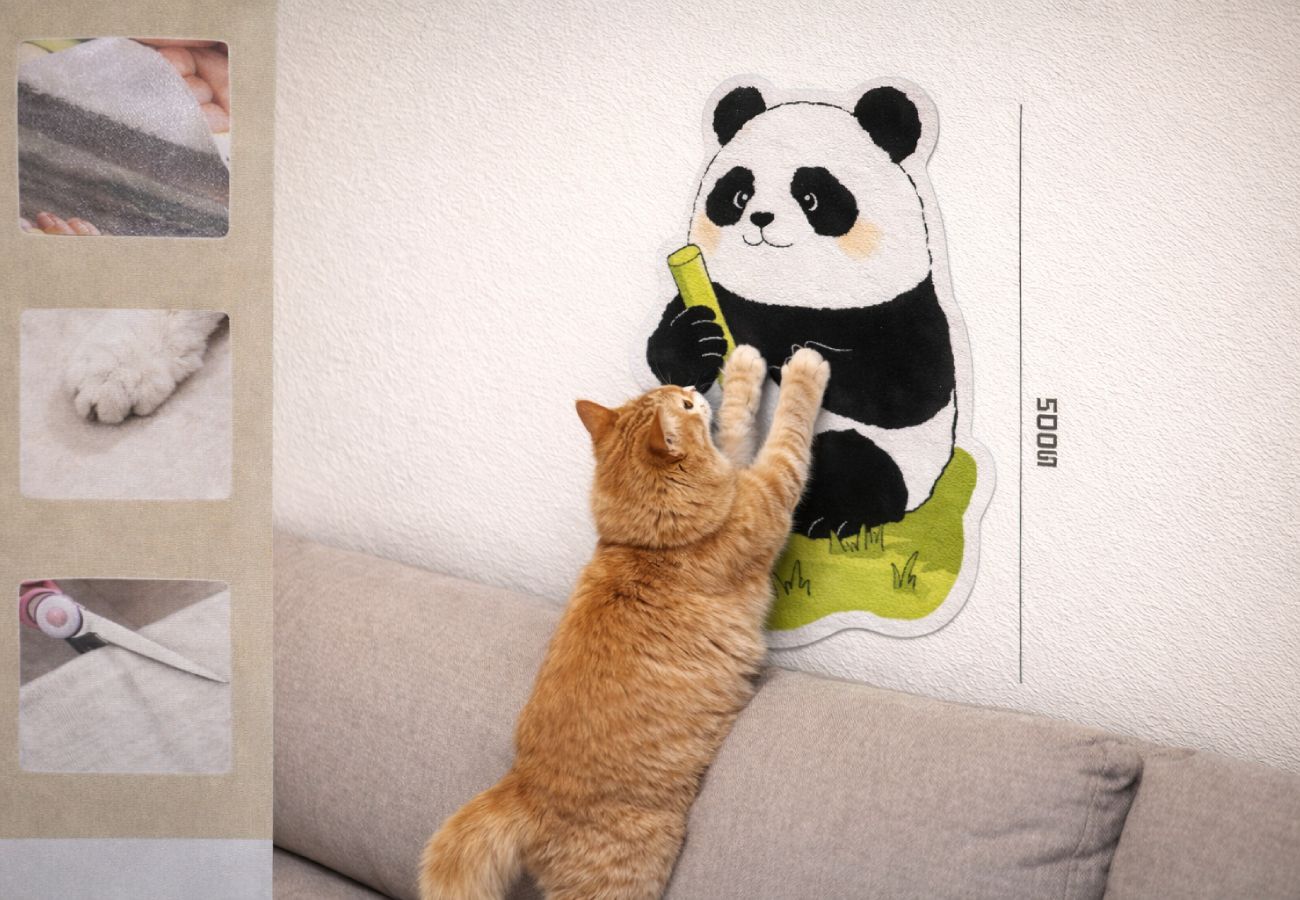 ΑΥΤΟΚΟΛΛΗΤΟ ΟΝΥΧΟΔΡΟΜΙΟ SNUGGLES THE PANDA CAT SCRATCHER 50Χ80CM