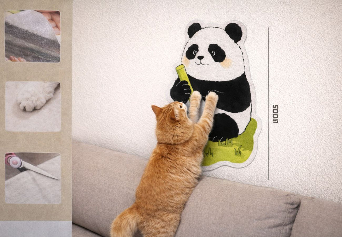 ΑΥΤΟΚΟΛΛΗΤΟ ΟΝΥΧΟΔΡΟΜΙΟ SNUGGLES THE PANDA CAT SCRATCHER 50Χ80CM