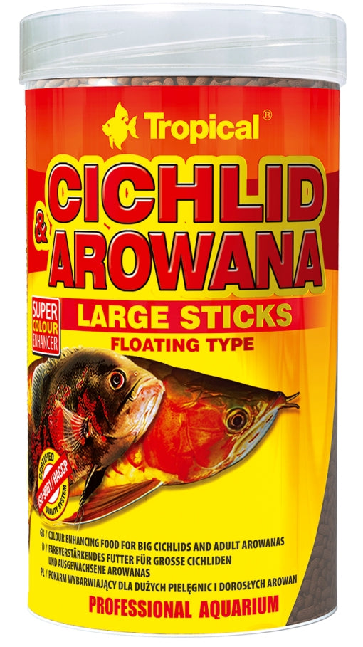 TROPICAL CICHLID & AROWANA LARGE STICKS 5L